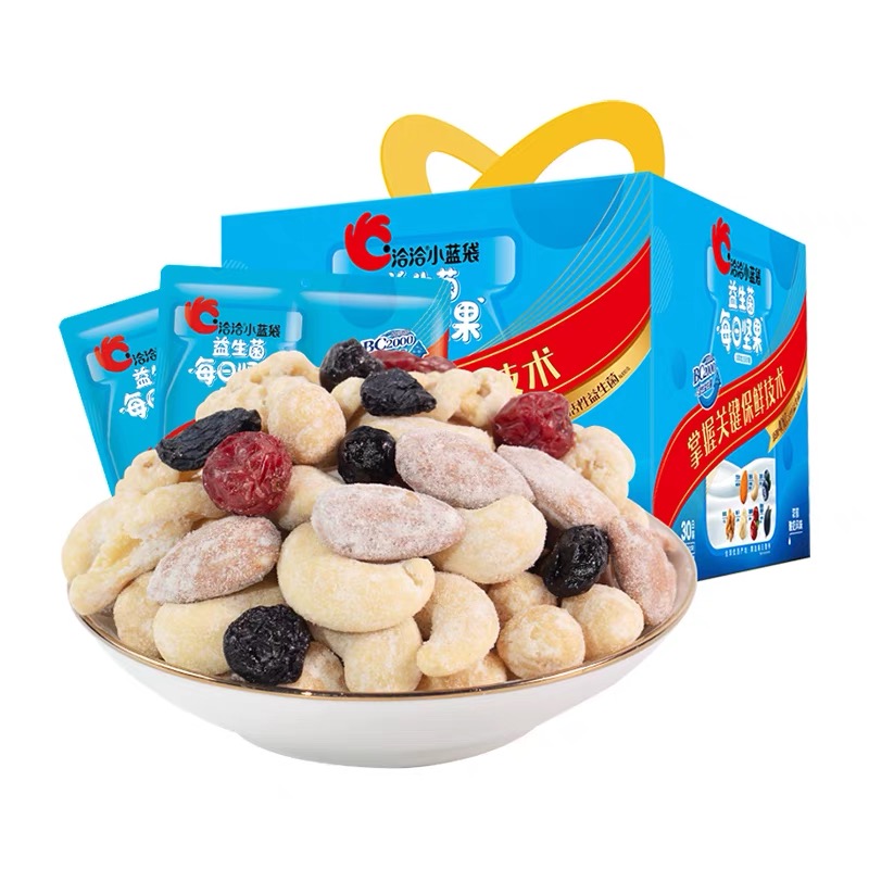 洽洽 750g 洽洽益生菌每日坚果30日装750克  （单位：盒） 洽洽益生菌每日坚果30日装750克