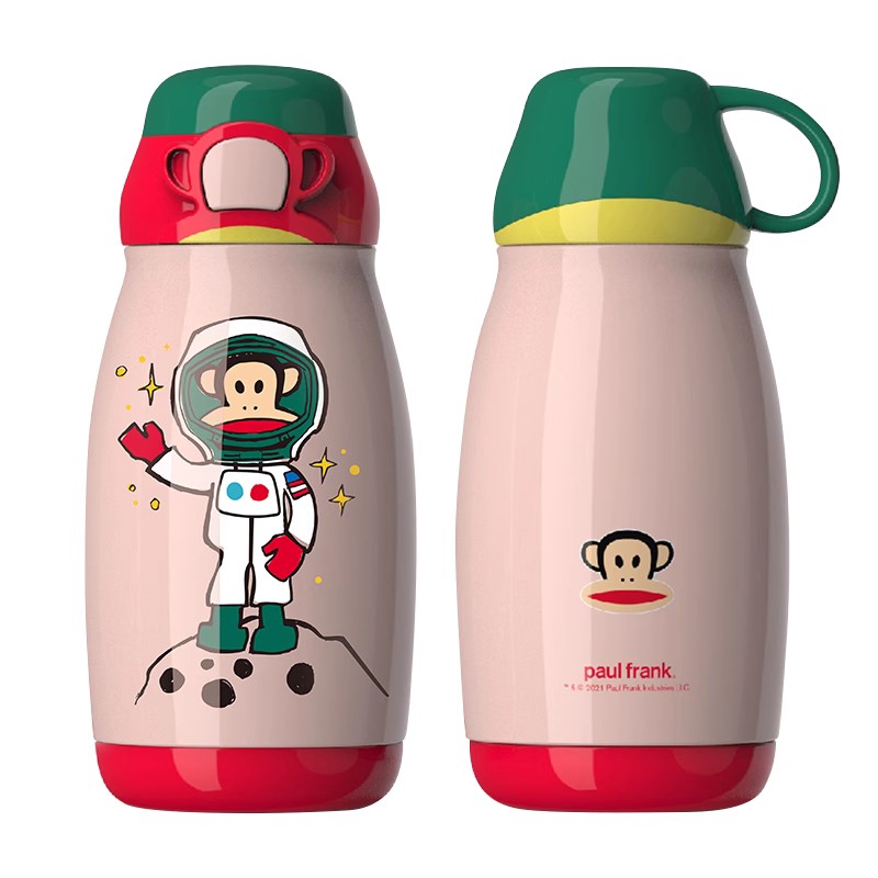 大嘴猴 PFD325 大嘴猴（Paul Frank）儿童便携杯套双饮保温杯探索宇航员PFD325  （单位：个） 大嘴猴（Paul Frank）儿童便携杯套双饮保温杯探索宇航员PFD325