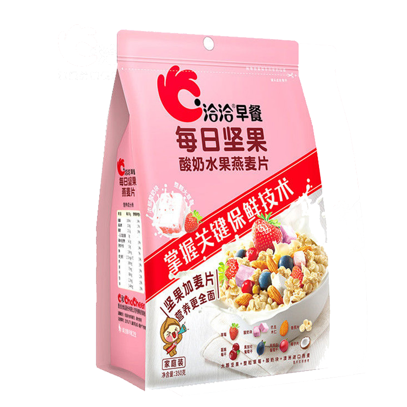 洽洽 350g 洽洽坚果酸奶水果燕麦片350克  （单位：袋） 洽洽坚果酸奶水果燕麦片350克