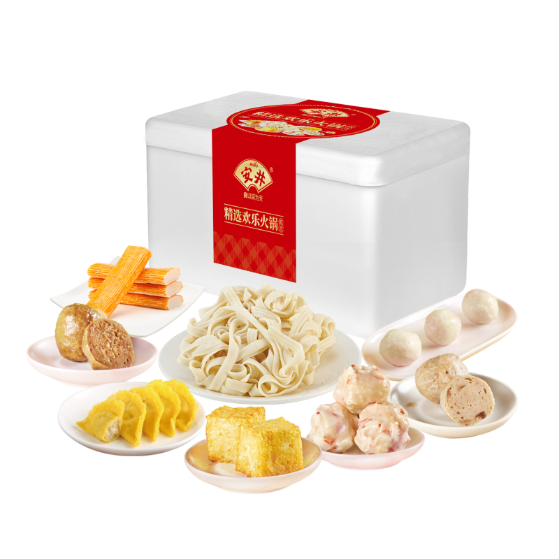 安井 1515g 安井锁鲜甄选火锅组合1515g  （单位：盒） 安井锁鲜甄选火锅组合1515g