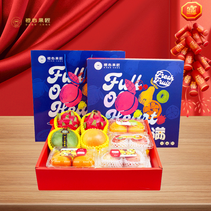 橙心果匠 整箱：5种/约重3.2kg 橙心果匠水果拼装礼盒DIY佳果-288型整箱：5种/约重3.2kg  （单位：箱） 橙心果匠水果拼装礼盒DIY佳果-288型整箱：5种/约重3.2kg