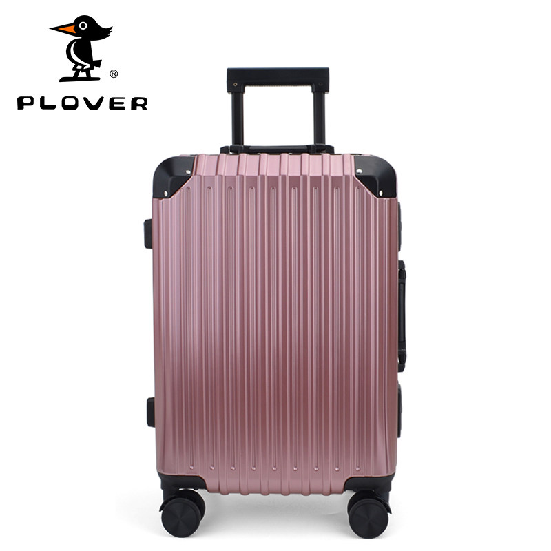 啄木鸟 玫瑰金 PLOVER香港啄木鸟万向静音轮20寸铝合金框海关锁拉杆箱GD2655-20MJ-玫瑰金  （单位：个） PLOVER香港啄木鸟万向静音轮20寸铝合金框海关锁拉杆箱GD2655-20MJ-玫瑰金