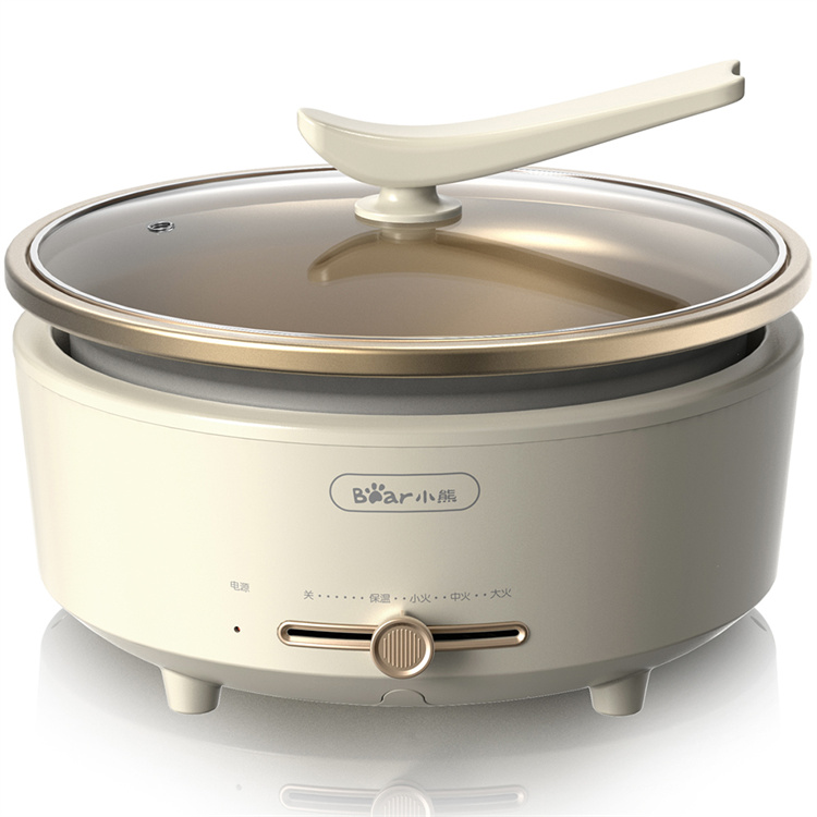 小熊(Bear) DHG-P50F1 小熊（Bear）5L多功能分体式大容量电火锅米黄色DHG-P50F1（10341P50F1002）  （单位：台） 小熊（Bear）5L多功能分体式大容量电火锅米黄色DHG-P50F1（10341P50F1002）