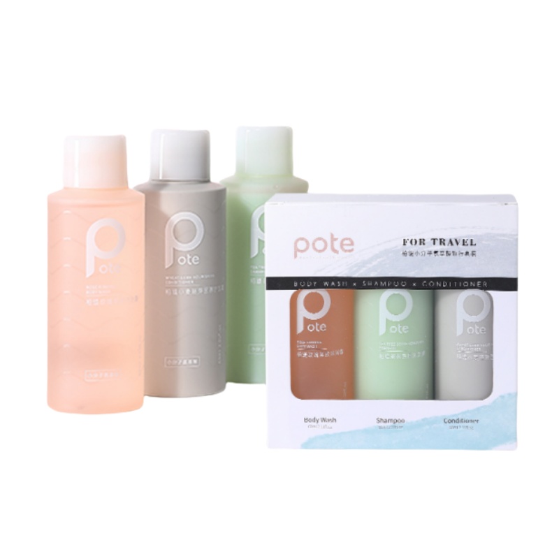 柏缇 洗发水60ml+沐浴露60ml+护发素60ml 柏缇 小分子氨基酸旅行套装60ml*3瓶 LX06003  （单位：套） 柏缇 小分子氨基酸旅行套装60ml*3瓶 LX06003