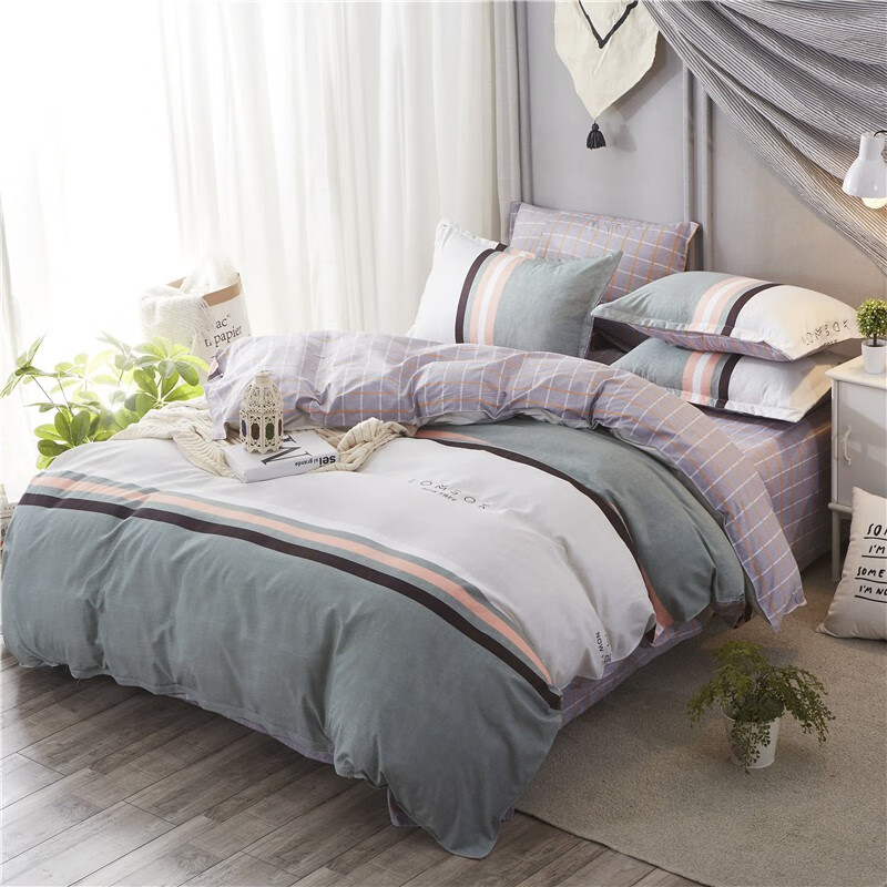 北极绒(Bejiron) 6934281404841 北极绒 四件套 200*230cm 时尚风情 简易盒装  （单位：套） 北极绒 四件套 200*230cm 时尚风情 简易盒装