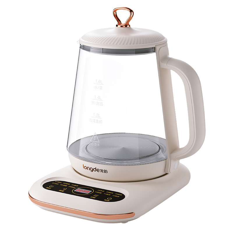 龙的（longde） 1.6L/800W彩盒包装;LD-YS1601带滤网 龙的多功能养生壶LD-YS1601带滤网-1.6L/800W彩盒包装;LD-YS1601带滤网  （单位：个） 龙的多功能养生壶LD-YS1601带滤网-1.6L/800W彩盒包装;LD-YS1601带滤网