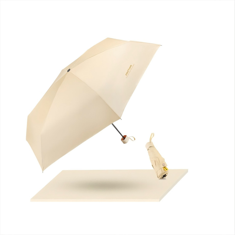 大嘴猴 PFU074 大嘴猴（Paul Frank）五折胶囊伞-PFU074-米色  （单位：把） 大嘴猴（Paul Frank）五折胶囊伞-PFU074-米色