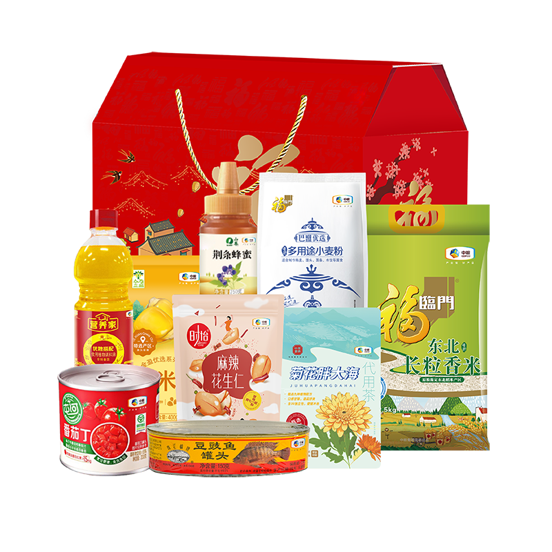 中粮 4728g+700ml 2025中粮家宴营养家通用大礼包C型  （单位：盒） 2025中粮家宴营养家通用大礼包C型