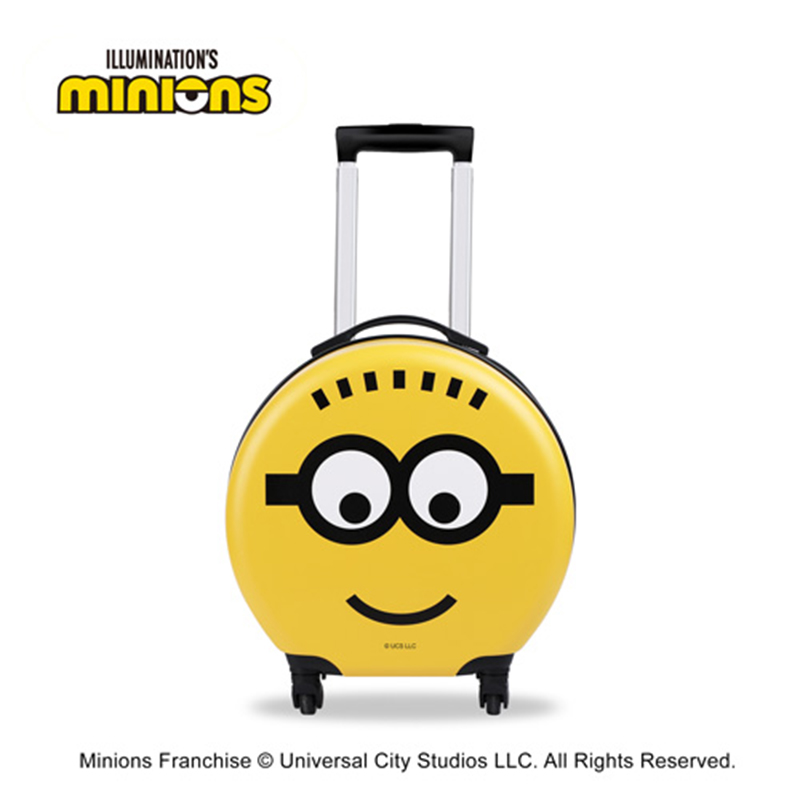 小黄人（MINIONS） CXB010092 小黄人大眼萌系列-满版图素系列-儿童行李箱CXB010092    16寸  （单位：个） 小黄人大眼萌系列-满版图素系列-儿童行李箱CXB010092    16寸