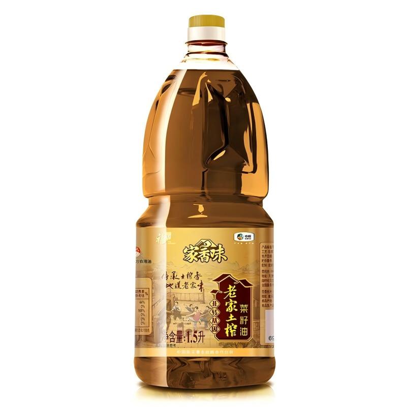 福临门 1.5L 中粮福临门家香味老家土榨菜籽油1.5L  （单位：桶） 中粮福临门家香味老家土榨菜籽油1.5L