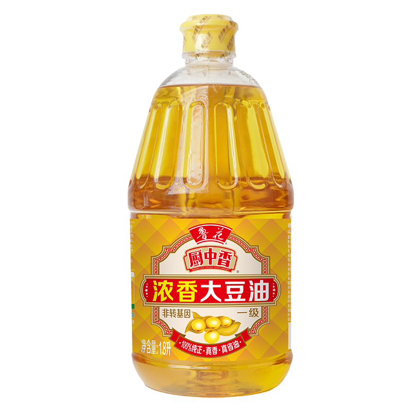 鲁花 1.8L 鲁花厨中香浓香大豆油1.8L  （单位：升） 鲁花厨中香浓香大豆油1.8L
