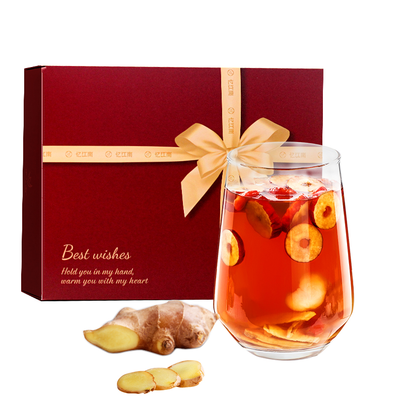 忆江南 6923790719102 忆江南愚余斋红糖姜枣茶600g  （单位：盒） 忆江南愚余斋红糖姜枣茶600g
