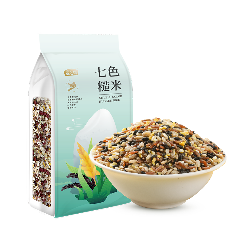 燕之坊 1kg*12袋/件 燕之坊七色糙米1kg/袋  （单位：袋） 燕之坊七色糙米1kg/袋