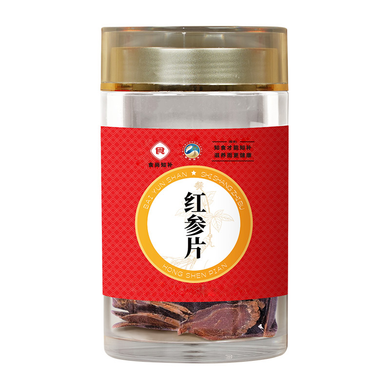 食尚知补 红参片50克 食尚知补 红参片50g  （单位：瓶） 食尚知补 红参片50g