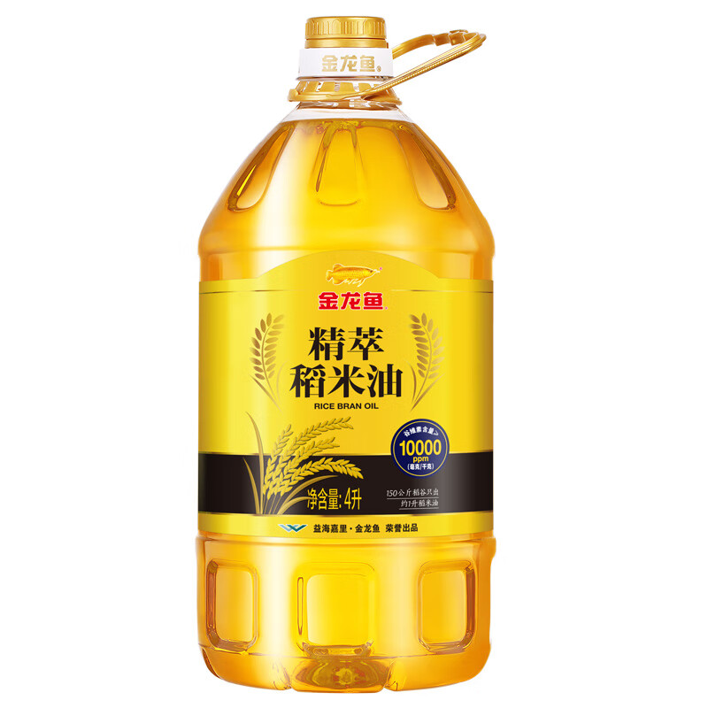 金龙鱼 4L 金龙鱼精萃稻米油4L*1  （单位：桶） 金龙鱼精萃稻米油4L*1
