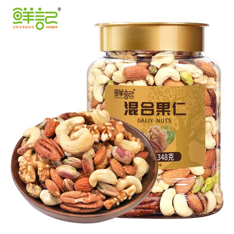 鲜记 0.348 鲜记 混合果仁348g  （单位：罐） 鲜记 混合果仁348g
