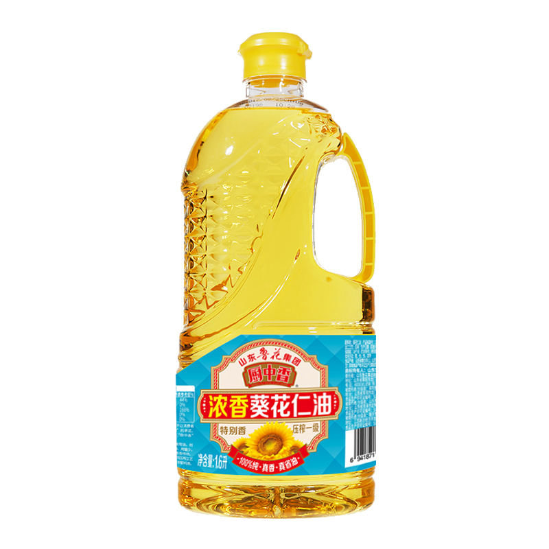 鲁花 1.6L 鲁花厨中香浓香葵花仁油1.6L  （单位：升） 鲁花厨中香浓香葵花仁油1.6L