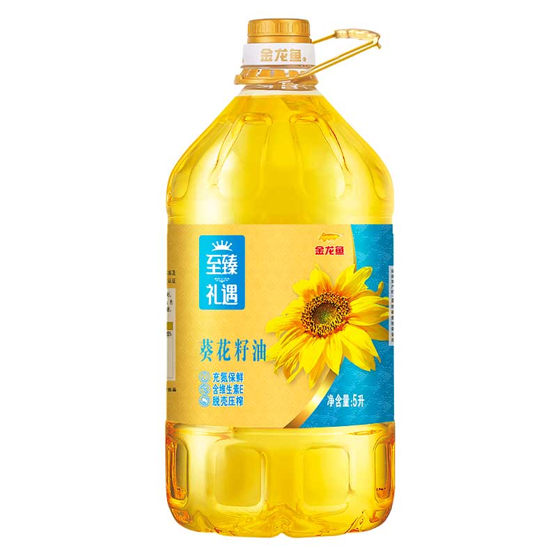 金龙鱼 金龙鱼至臻礼遇葵花籽油5L 金龙鱼至臻礼遇葵花籽油5L  （单位：桶） 金龙鱼至臻礼遇葵花籽油5L