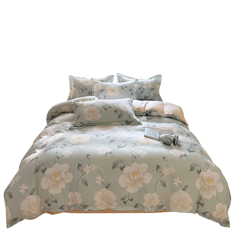 北极绒(Bejiron) BJRJ226 晨露 北极绒 生态棉床单四件套 200*230cm BJRJ226 晨露 布袋装  （单位：套） 北极绒 生态棉床单四件套 200*230cm BJRJ226 晨露 布袋装