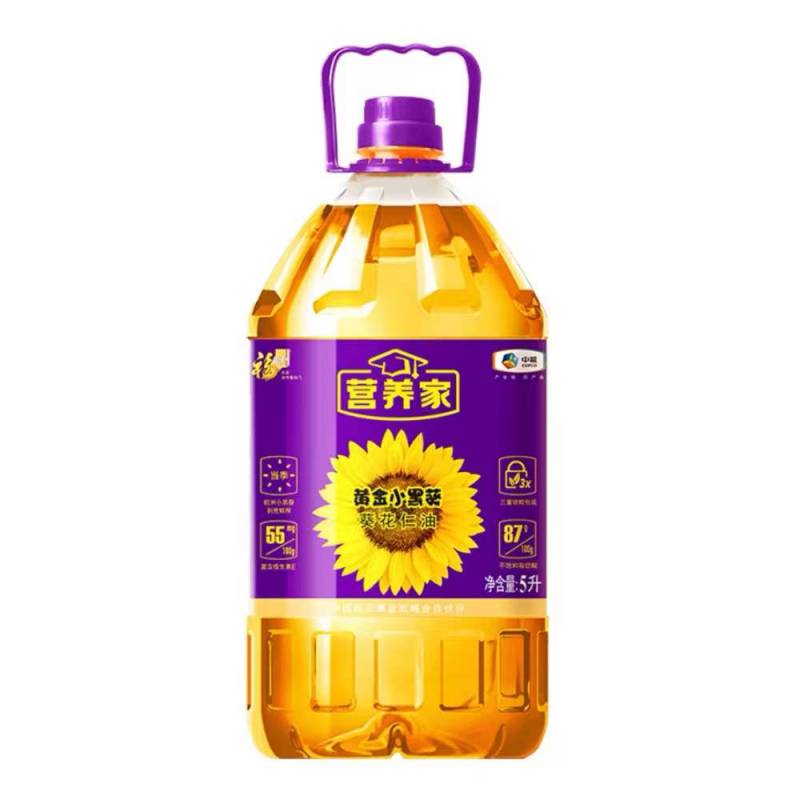 福临门 5升 福临门营养家黄金小黑葵花仁油5L  （单位：瓶） 福临门营养家黄金小黑葵花仁油5L