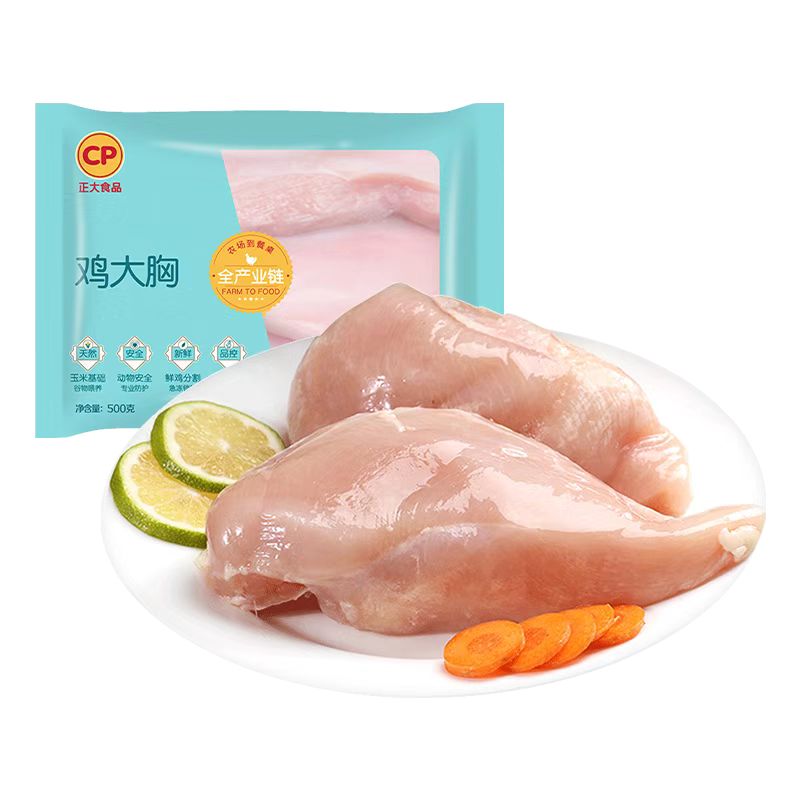 正大食品（CP） 0.5kg/袋*3袋 正大单冻鸡大胸（0.5kg/袋*3袋）  （单位：袋） 正大单冻鸡大胸（0.5kg/袋*3袋）
